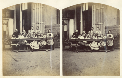 22419 Afbeelding van de familie Van der Linden, Eduard Emille Court (geb. 1863), Pieter Hendrik Court (geb. 1864) , ...